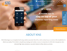 Tablet Screenshot of knstek.com
